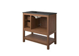 EEI-6535-WAL-BLK Ashlyn 36" Wood Bathroom Vanity By Modway