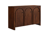 EEI-6536-WAL Appia 3-Door Arched Door Sideboard Storage Cabinet By Modway