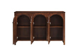 EEI-6536-WAL Appia 3-Door Arched Door Sideboard Storage Cabinet By Modway