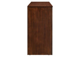 EEI-6538-WAL Appia Wood Grain 4-Door Sideboard Storage Cabinet By Modway