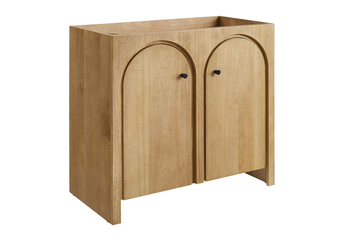 EEI-6540-OAK Appia 36" Bathroom Vanity Cabinet - Sink Basin Not Included - By Modway