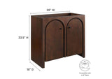 EEI-6540-WAL Appia 36" Bathroom Vanity Cabinet - Sink Basin Not Included - By Modway