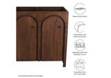 EEI-6541-WAL Appia 48" Bathroom Vanity Cabinet - Sink Basin Not Included - By Modway