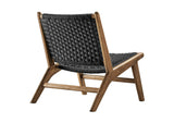 EEI-6543-WAL-BLK Saoirse Woven Rope Wood Accent Lounge Chair By Modway