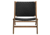EEI-6543-WAL-BLK Saoirse Woven Rope Wood Accent Lounge Chair By Modway