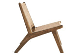 EEI-6543-WAL-NAT Saoirse Woven Rope Wood Accent Lounge Chair By Modway