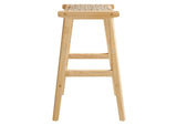 EEI-6548-NAT-NAT Saoirse Woven Rope Wood Counter Stool Set Of 2 By Modway