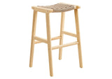 EEI-6550-NAT-NAT Saoirse Woven Rope Wood Bar Stool Set Of 2 By Modway