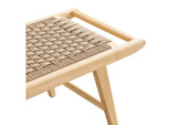 EEI-6552-NAT-NAT Saoirse 47" Wove Rope Wood Bench By Modway
