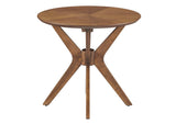 EEI-6558-WAL Crossroads 24" Round Wood Side Table By Modway