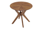 EEI-6558-WAL Crossroads 24" Round Wood Side Table By Modway