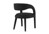 EEI-6562-BLK Pinnacle Boucle Upholstered Dining Chair Set Of 2 By Modway