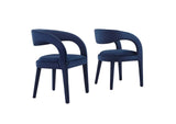 EEI-6563-MID Pinnacle Performance Velvet Dining Chair Set Of 2 By Modway