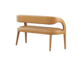 EEI-6570-TAN Pinnacle Vegan Leather Accent Bench By Modway