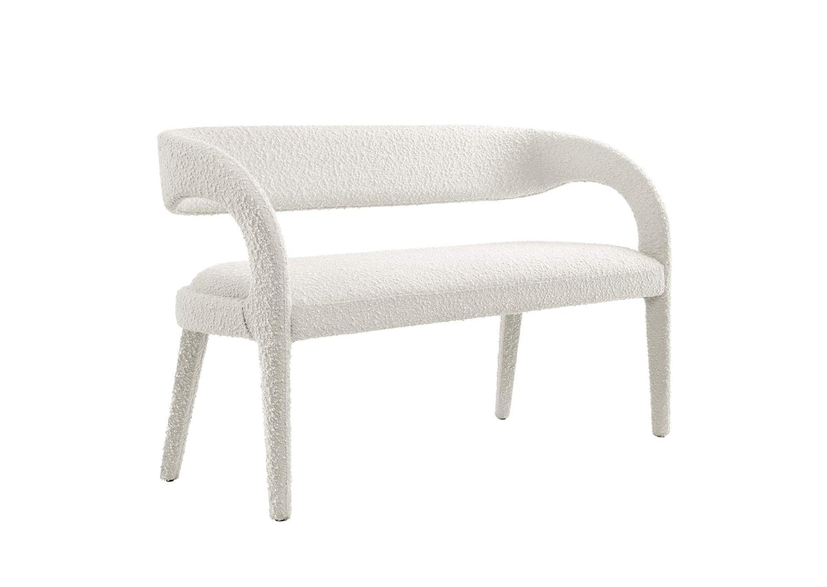 EEI-6571-IVO Pinnacle Boucle Fabric Accent Bench By Modway