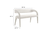 EEI-6571-IVO Pinnacle Boucle Fabric Accent Bench By Modway