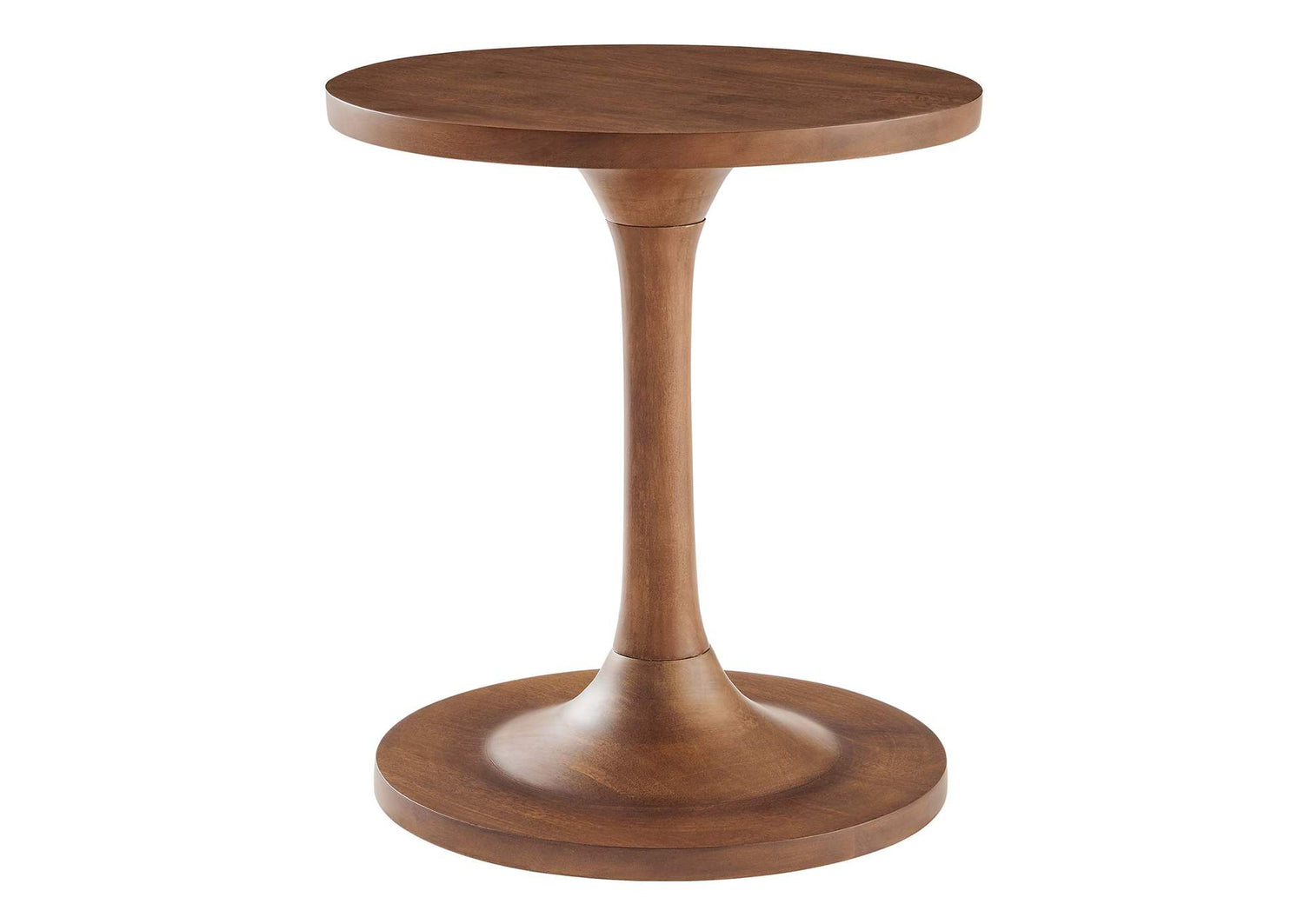 EEI-6573-WAL Lina Round Wood Side Table By Modway