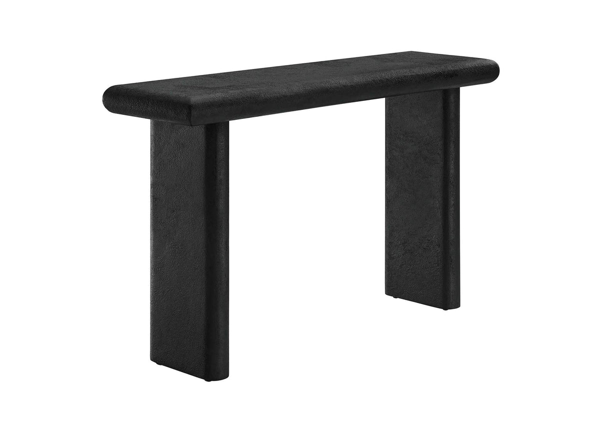 EEI-6577-BLK Relic Concrete Textured Console Table By Modway
