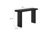 EEI-6577-BLK Relic Concrete Textured Console Table By Modway