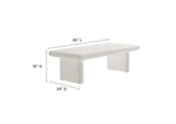 EEI-6578-WHI Relic Concrete Textured Coffee Table By Modway