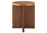 EEI-6579-WAL Silas Round Wood Side Table By Modway