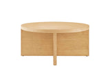 EEI-6580-NAT Silas Round Wood Coffee Table By Modway