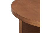 EEI-6580-WAL Silas Round Wood Coffee Table By Modway