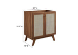 EEI-6587-WAL Soma 30" Bathroom Vanity Cabinet - Sink Basin Not Included - By Modway