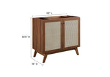 EEI-6588-WAL Soma 36" Bathroom Vanity Cabinet - Sink Basin Not Included - By Modway