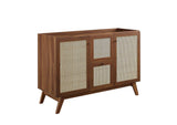 EEI-6589-WAL Soma 48" Single Or Double Sink Compatible Bathroom Vanity Cabinet - Sink Basin Not Included - By Modway