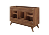 EEI-6589-WAL Soma 48" Single Or Double Sink Compatible Bathroom Vanity Cabinet - Sink Basin Not Included - By Modway