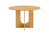 EEI-6592-OAK Rivian Round 48" Wood Dining Table By Modway