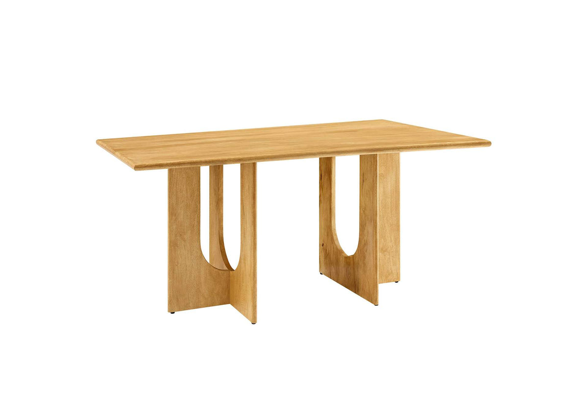 EEI-6593-OAK Rivian Rectangular 70" Wood Dining Table By Modway