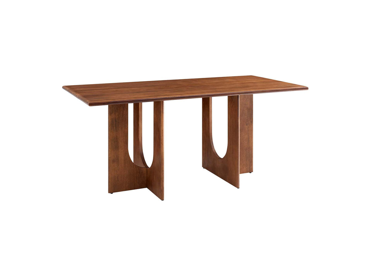 EEI-6593-WAL Rivian Rectangular 70" Wood Dining Table By Modway