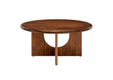 EEI-6594-WAL Rivian Round 34" Coffee Table By Modway