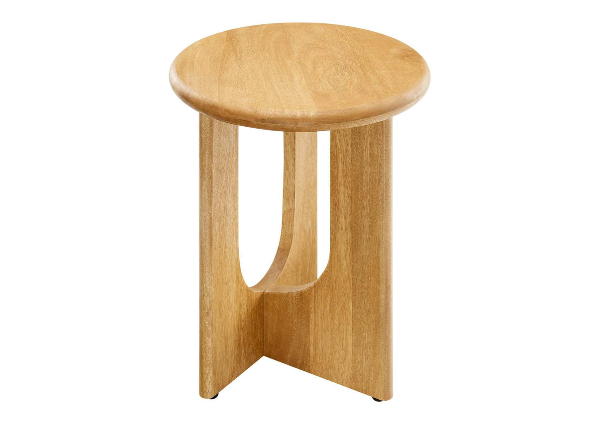 EEI-6595-OAK Rivian Round Side Table By Modway