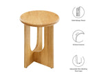 EEI-6595-OAK Rivian Round Side Table By Modway
