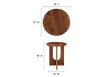 EEI-6595-WAL Rivian Round Side Table By Modway