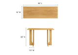 EEI-6596-OAK Rivian 46" Console Table By Modway