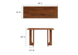 EEI-6596-WAL Rivian 46" Console Table By Modway