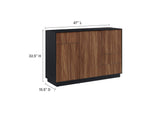 EEI-6597-BLK-WAL Holden 47" Sideboard By Modway
