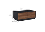 EEI-6599-BLK-WAL Holden 36" Coffee Table By Modway