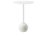 EEI-6606-WHI-WHI Aliza Round White Marble Side Table By Modway