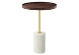 EEI-6607-WHI-WAC Amina Round Acacia Wood Side Table By Modway