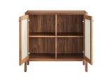 EEI-6615-WAL Capri 33" Wood Grain Storage Cabinet By Modway