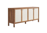 EEI-6616-WAL Capri 65" Wood Grain Sideboard Storage Cabinet By Modway
