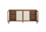 EEI-6616-WAL Capri 65" Wood Grain Sideboard Storage Cabinet By Modway