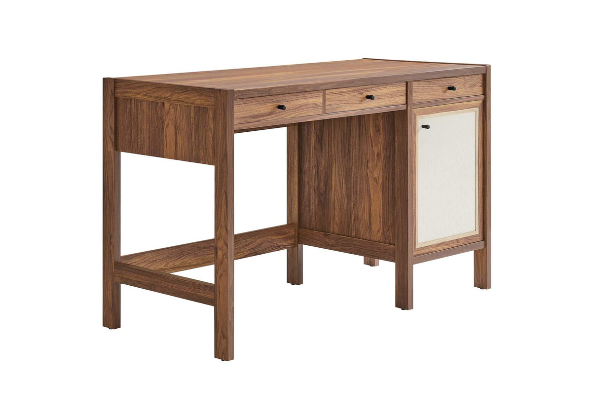EEI-6617-WAL Capri 49" Wood Grain Office Desk By Modway