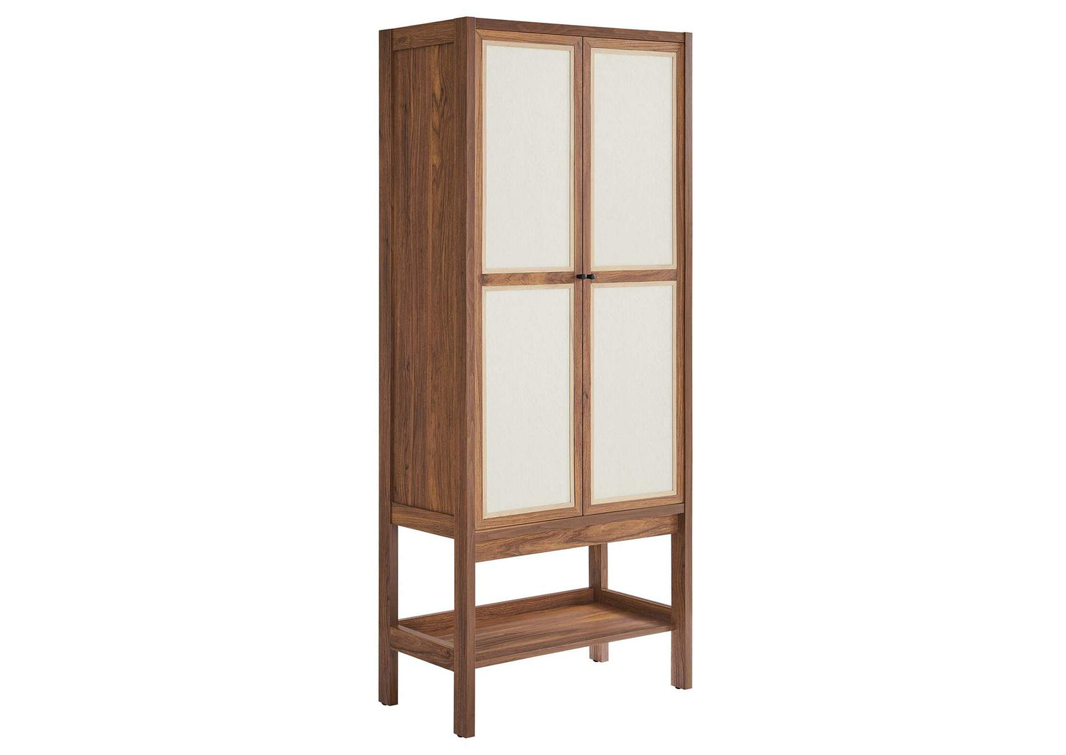 EEI-6620-WAL Capri Tall Wood Grain Standing Storage Cabinet By Modway