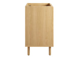 EEI-6621-OAK Calla 24" Perforated Metal Bathroom Vanity Cabinet - Sink Basin Not Included - By Modway